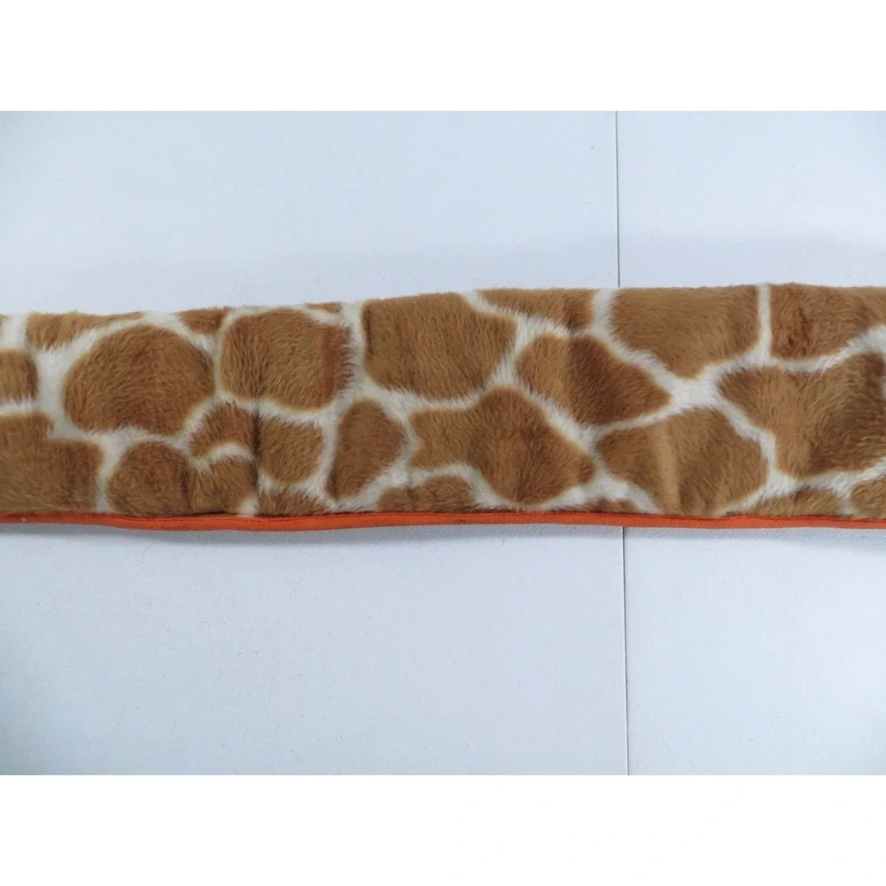 Vintage Giraffe Print‎ Fleece Orange Satin Lined Rifle Shotgun Sock Case Bag 48